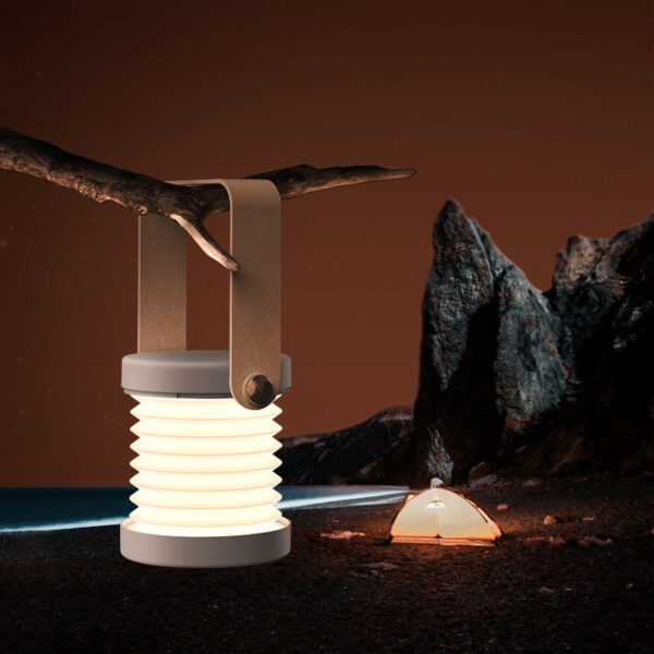 Foldable Touch Dimmable LED Night Light Lantern - Portable USB Rechargeable