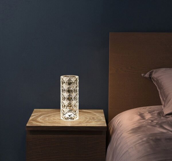 Radiant Rose Crystal Touch Lamp - Image 6