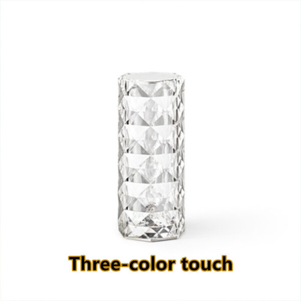 Radiant Rose Crystal Touch Lamp - Image 2